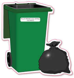 Shape 135x140 Wheelie Bin